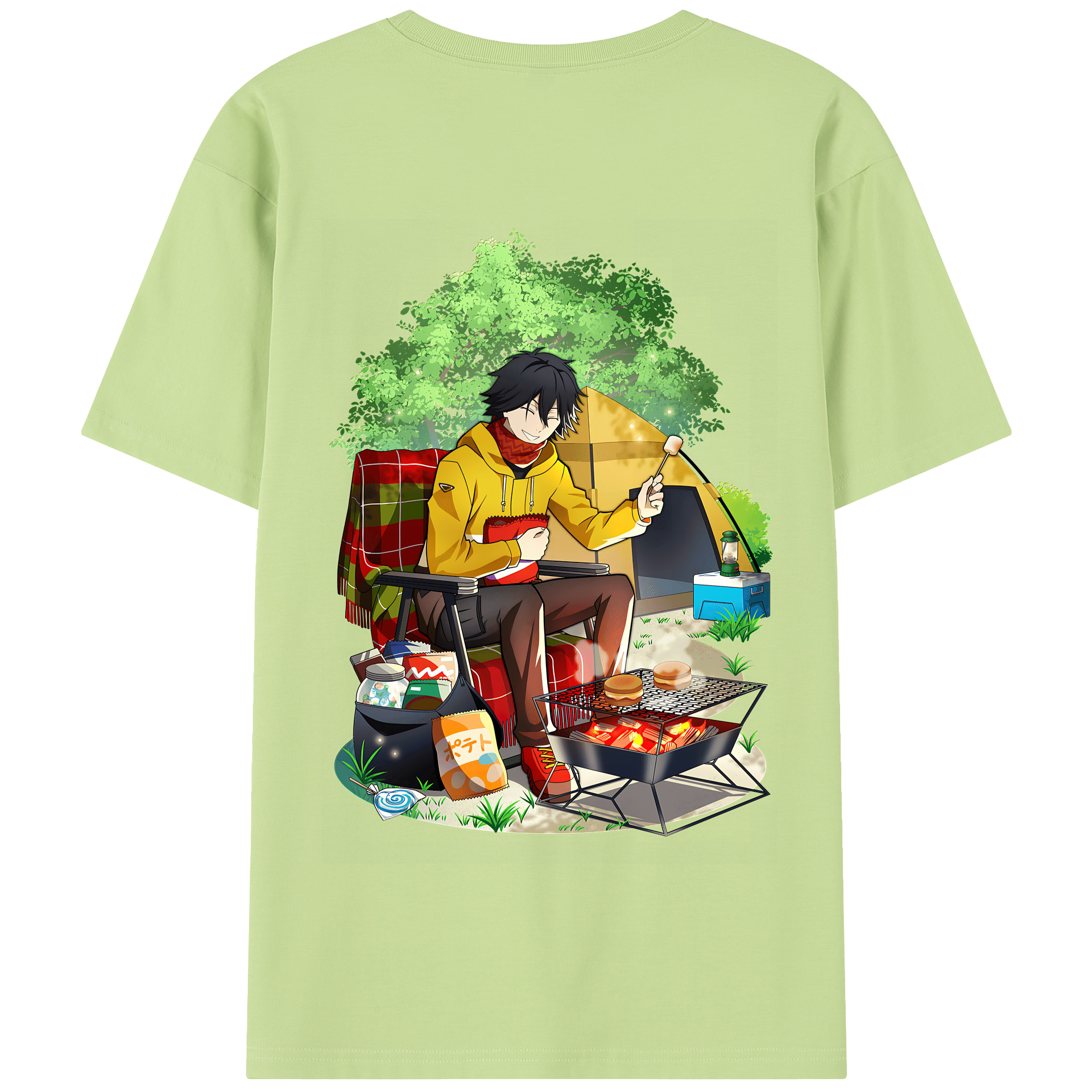 （画像用） 文豪ストレイドッグス Bungo Stray Dogs 綿100％半袖Tシャツ（背面プリント）
